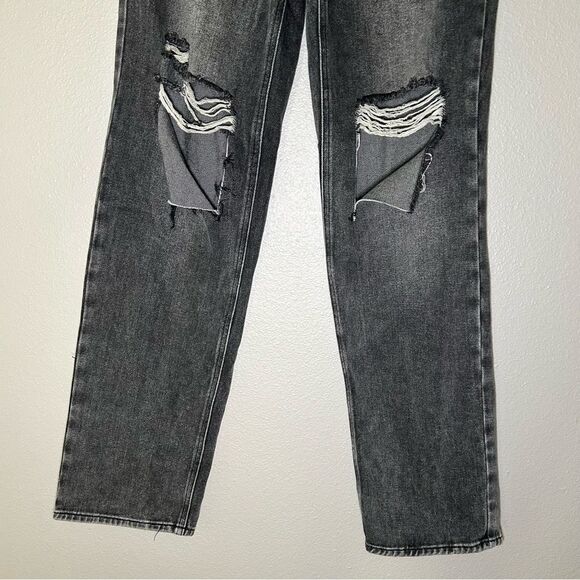 Pacsun 90’s boyfriend high rise distressed 100% cotton jeans women’s size 28 - Picture 3 of 8